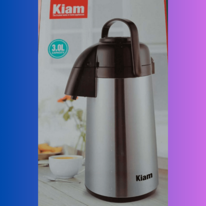 Kiam 3 Liter Pump Vacuum Flask 3304